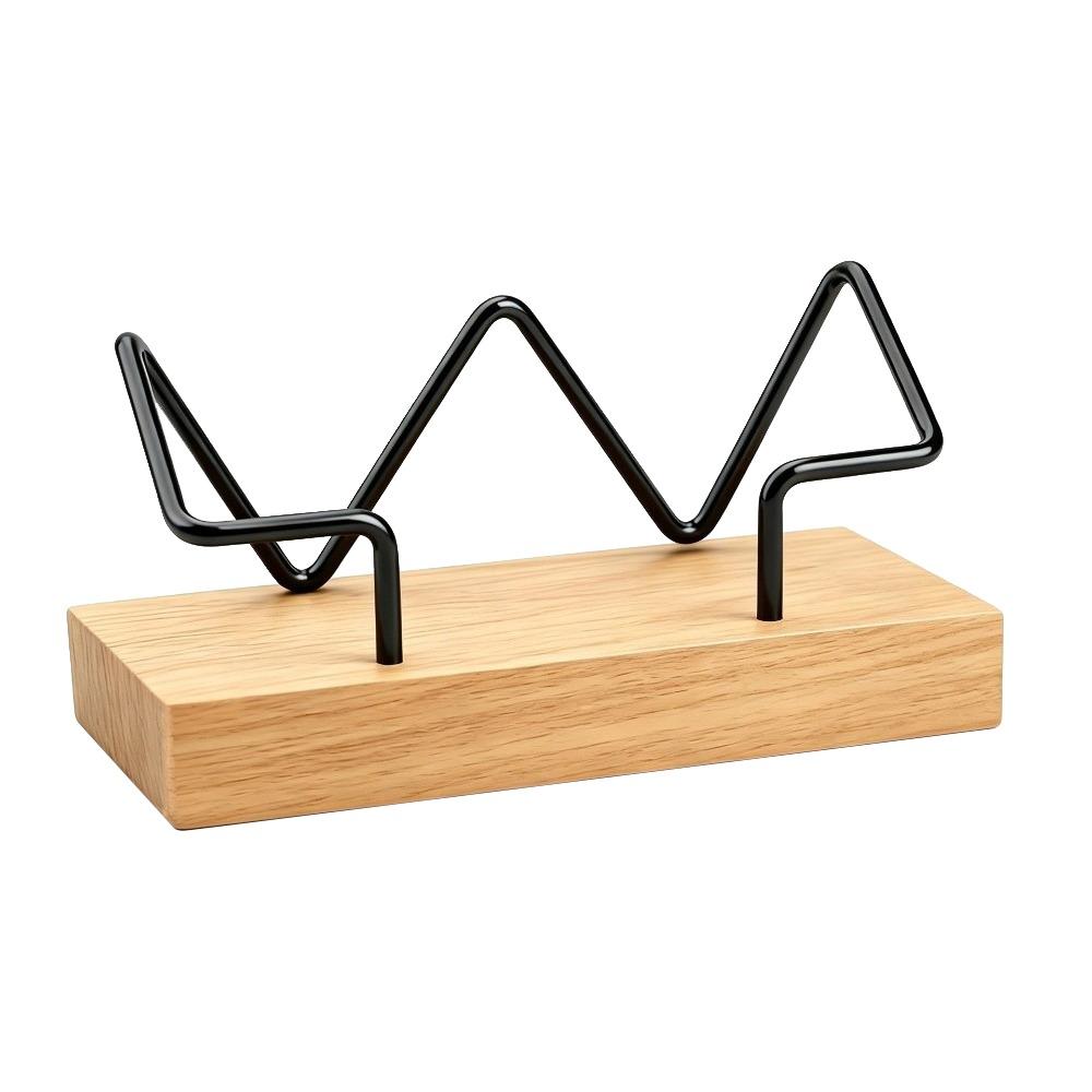 Multiple Styles Name Card Stand Wooden Desktop Card Holder Desk Card Display Rack  Hotel