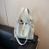 Popular Small Bag Women's Spring and Summer New Retro Shoulder Messenger Bag Textured Portable Bucket Bag