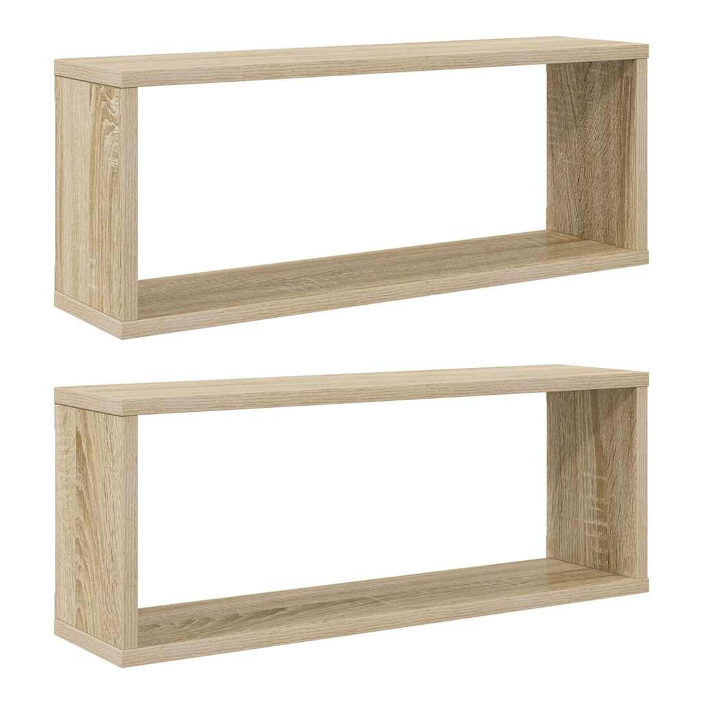 Cube Shelves Set of 2 Sonoma