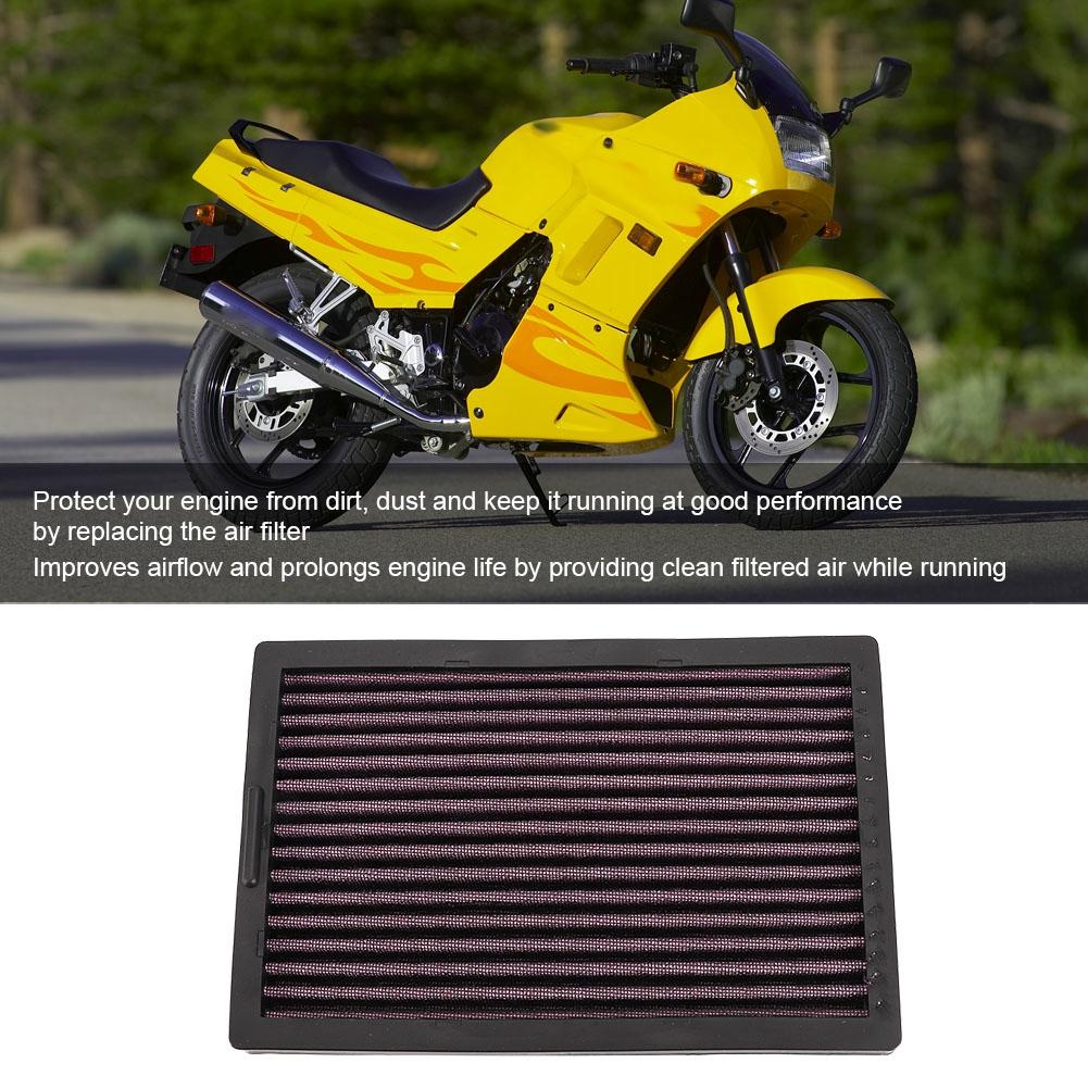 Engine Air Purifier Filter Cleaner Fit for Kawasaki Ninja 250 Z300 296