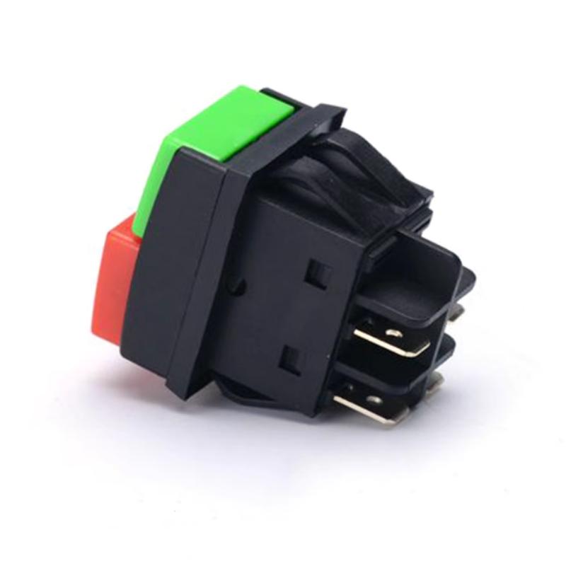 5pcs Rocker Switch KCD4 WF03-C1 ON OFF Botao Start Stop Botao De Controle Duplo Vermelho