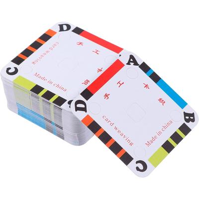 100 Weaving Cards, Weaving Cards, Tablets, Paper Looms or Inkle Loom Weaving