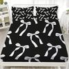 2/3pcs Bowknot Personalized Fitted Sheet Set Bowknot Personalized Bedding Set Comfortable Skin Friendly Cute Style 180x220cm