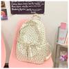 New high-value, fresh and sweet floral backpack, lightweight and large-capacity backpack for junior and high school students