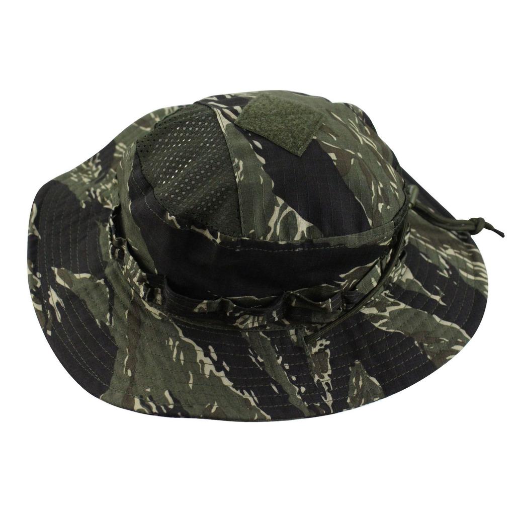 New Tactical Camo Boonie Hat Army Outdoor Wide Brim Sun Hat Fishing Bucket Hat for Hiking