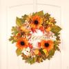 Fall Harvest Garland Wreath 45cm Ornaments