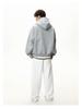 Unisex Heavyweight Half-Zip Hoodie with 3D Panel & Stand-up Collar for Autumn/Winter