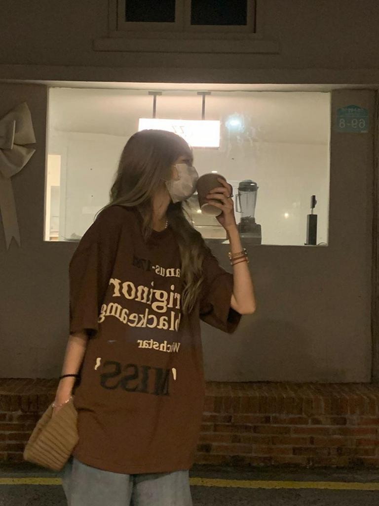 Oversized Women's Pure Cotton Hip-Hop T-Shirt - Trendy European & American Style Summer Top