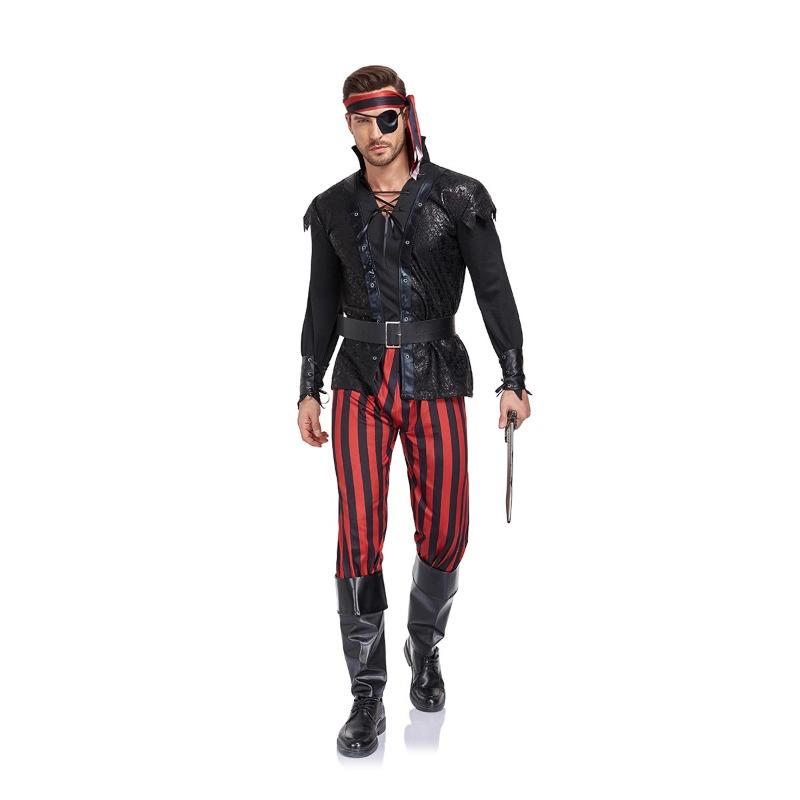 Halloween couple duke vampire costume masquerade women's adult pirate of the caribbean costume jack costume