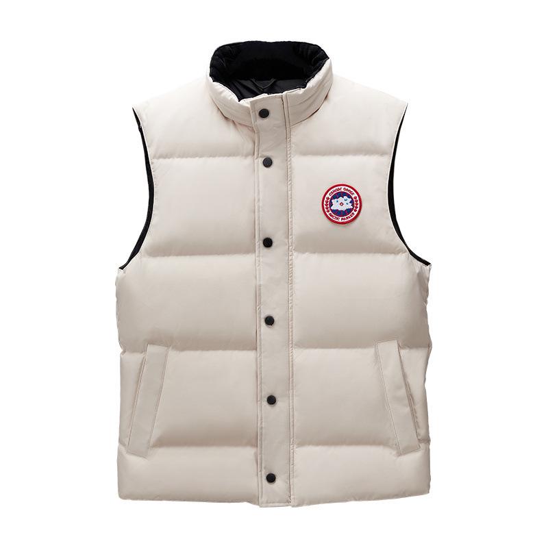 2025 Winter Warm Couples' Sleeveless Down Vest with Diagonal Pockets