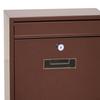 Large Wall Mount Mailbox, Lockable, Box, Capacity, Mail Box Letterbox Postbox for Door Home