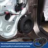 4Pcs 6.5 Inch Car Universal Speaker Ring Soundproof Cotton,  Enhance The Sound Effect