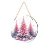 Christmas Christmas Tree Welcome Sign 2D Flat Wooden Holiday Party Hanging Sign Ornaments