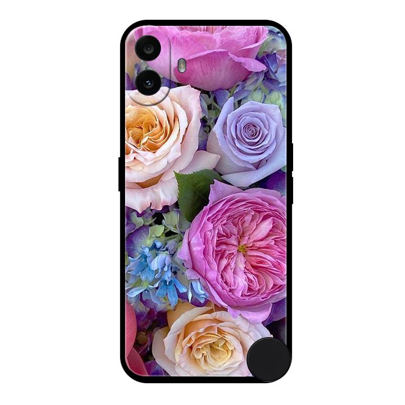 Case For Nothing CMF Phone 1 Case Silicone Protective Cover for Nothing CMF Phone 1 One Bumper Protector Flowers Fundas Coque