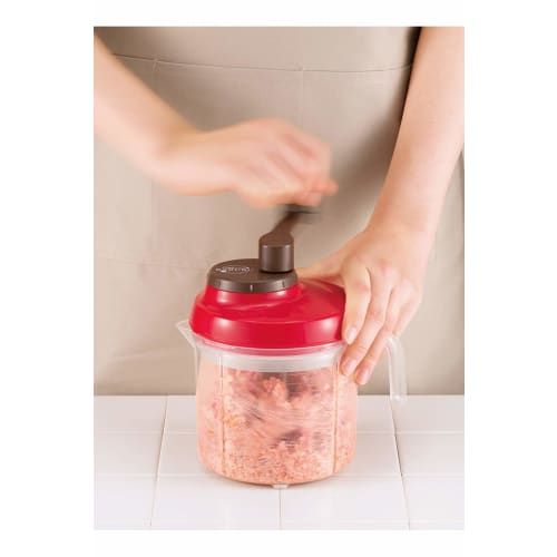 MI Creations Mama Lakuru Chopper, Made In Japan, 4-in-1: Chop, Mix, Knead, and Steam. Microwave-safe, Spatula, Inner Lid, Recipe Included, Large Capac