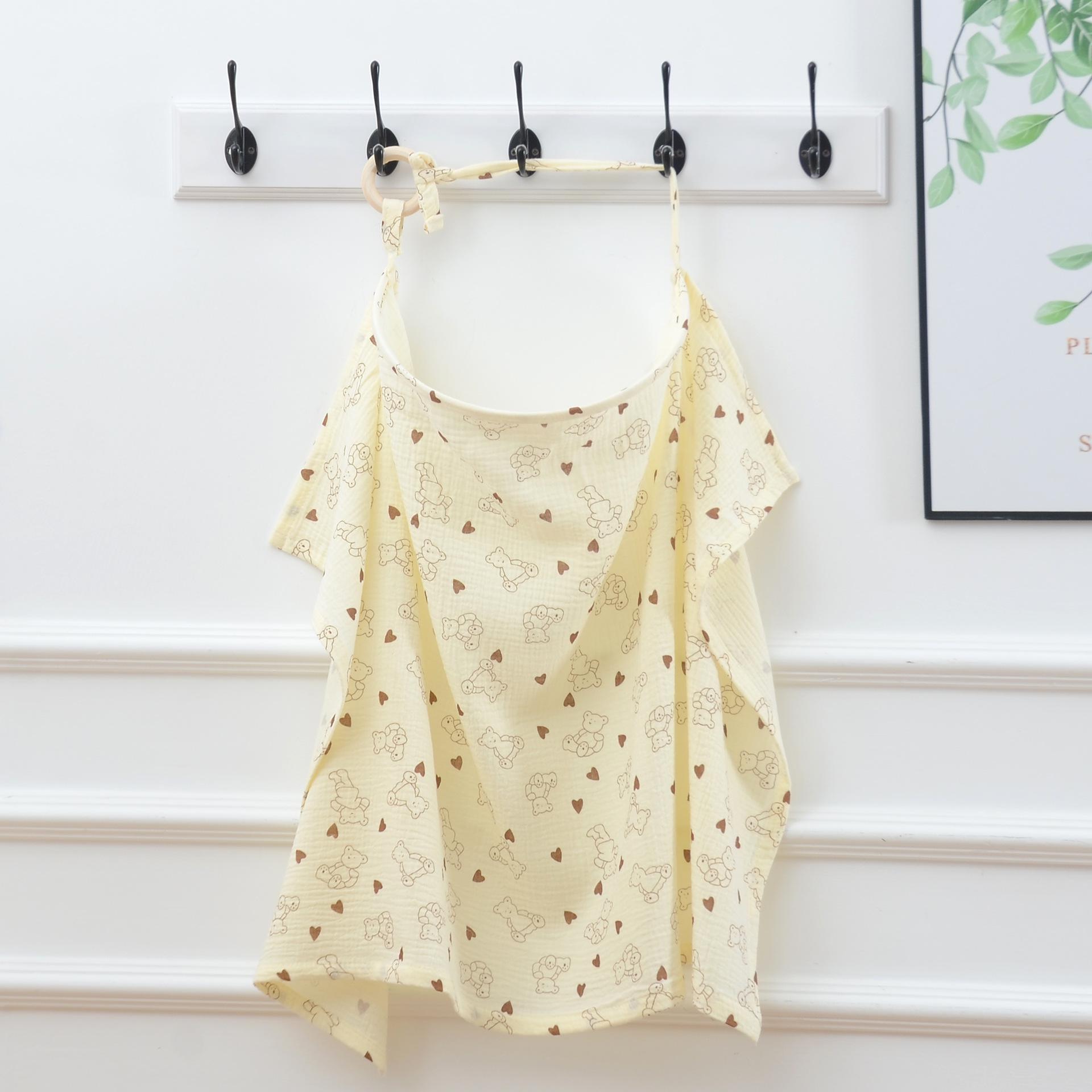 

Дышащий хлопковый чехол для кормления - Набор скромной ткани для защиты от посторонних взглядов для кормящих мам 60x95 cm