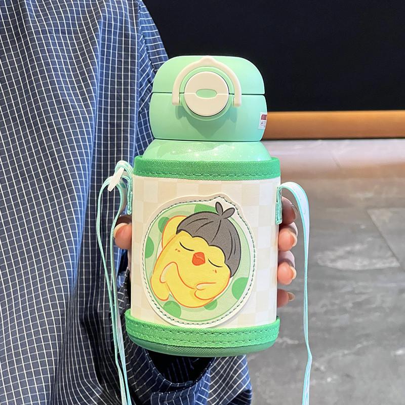 Kids Insulated Water Container With Large Volume And Portable Design For School And Picnic