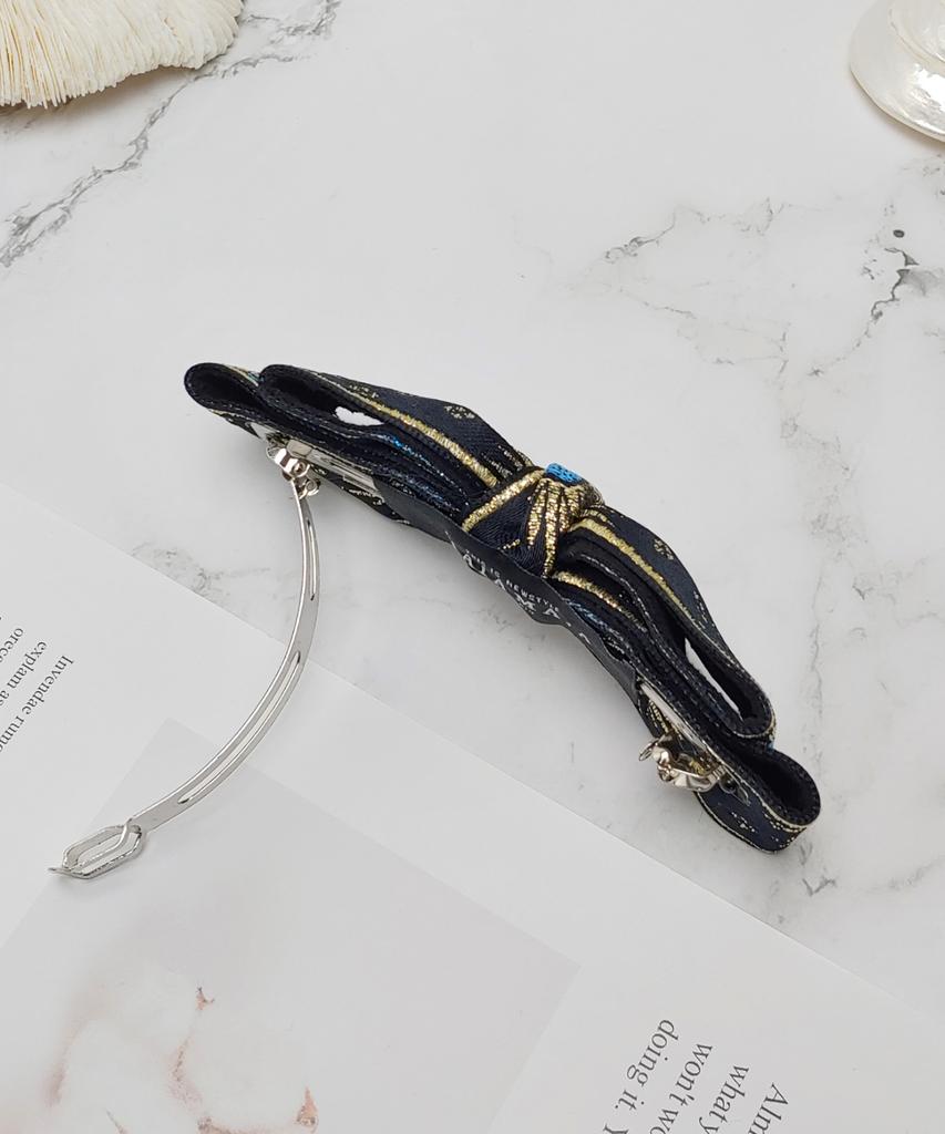 Maia Retro Pearl Hairpin - Gold