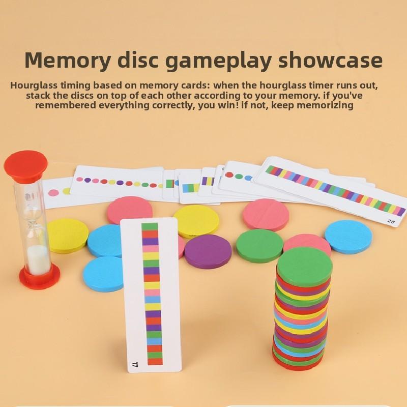 Shape Wooden And Color Recognition Memory Puzzle Toy For Kids Early Educational