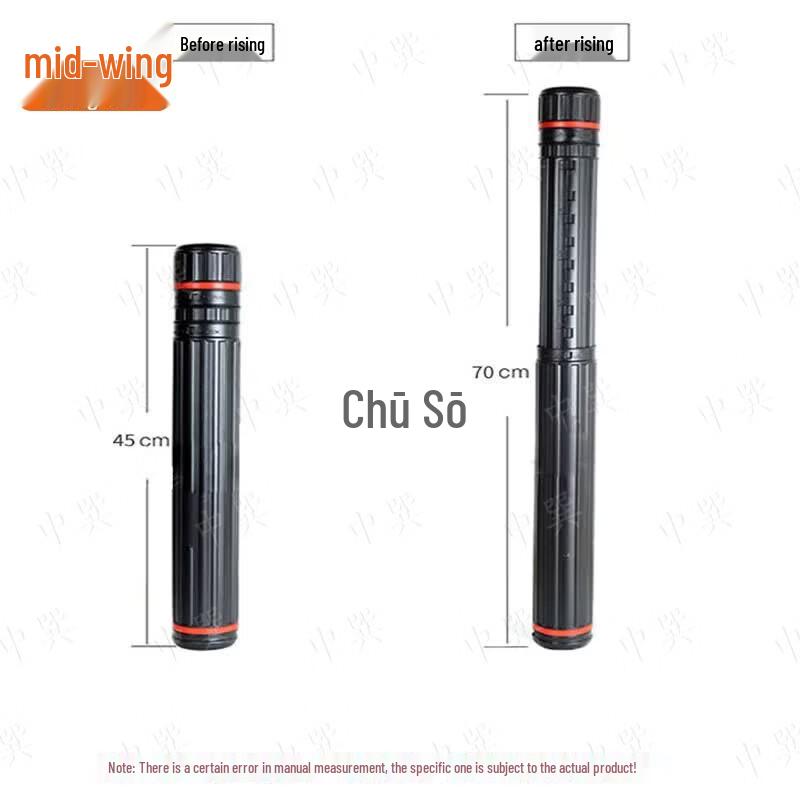 Retractable Engineering Drawing and Map Storage Tube