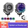 12V 24V RGB LED Bar Offroad Spot Flood Combo LED Light Bar/Work Light for Truck Car SUV 4WD  ATV Barra LED Headlights Motorcycle