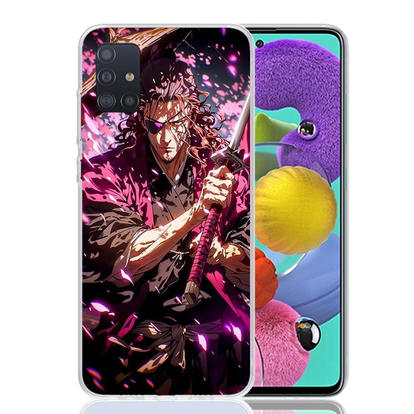 Bleach Kyoraku Shunsui Phone Case For Samsung Galaxy A52 A32 A22 A12 A02S A50S A30S A51 A31 AA71 Note 20 Ultra 10 S10 Plus Galax