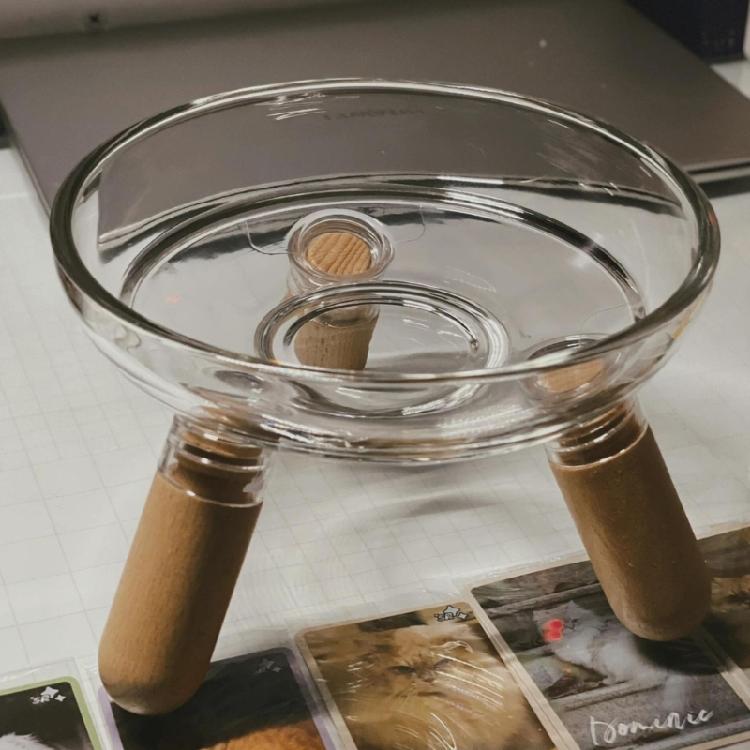 Elevated Dog Bowl Set Insert Dish Feeders And Easy To Clean Design For Small To Large Dogs Feeding Stand