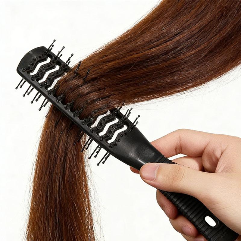 BEPAN Dual-Sided Smooth Hair Comb Anti-Static Hair Scalp Massage Brush for Straight Or Curled Hair Hairdressing Fluffy Styling Combs