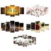 5x HD zarámovaný tisk Moderní abstraktní plátno olejomalba nástěnná umělecká dekorace A