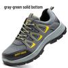 Breathable Mesh Steel Toe Safety Shoes: Fashionable, Anti-Smash, Anti-Puncture, Wear-Resistant Protective Footwear for Work.