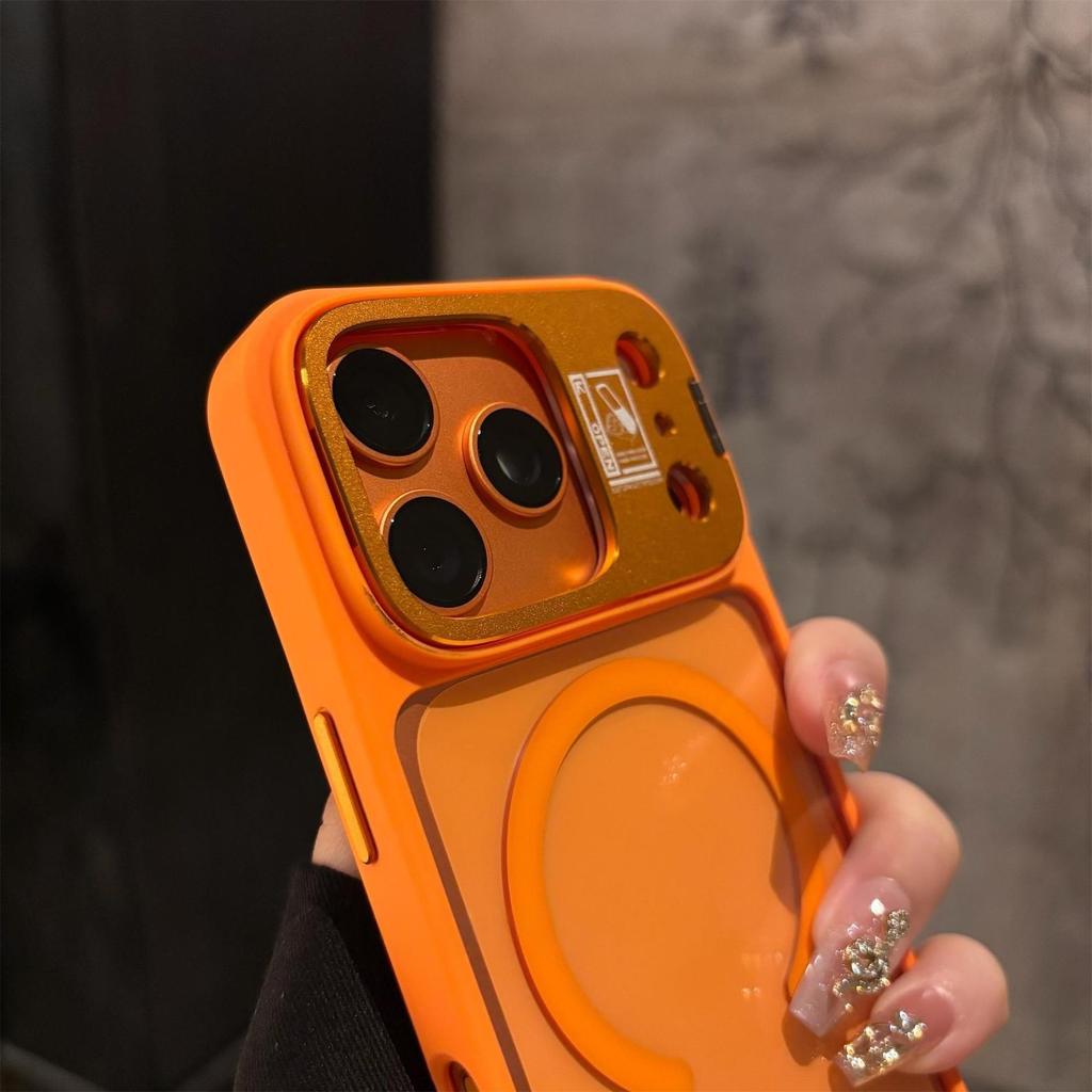 Multi-dimensional lens holder for iPhone18PROMAX transparent magnetic mobile phone case Apple 17 lens film all-inclusive