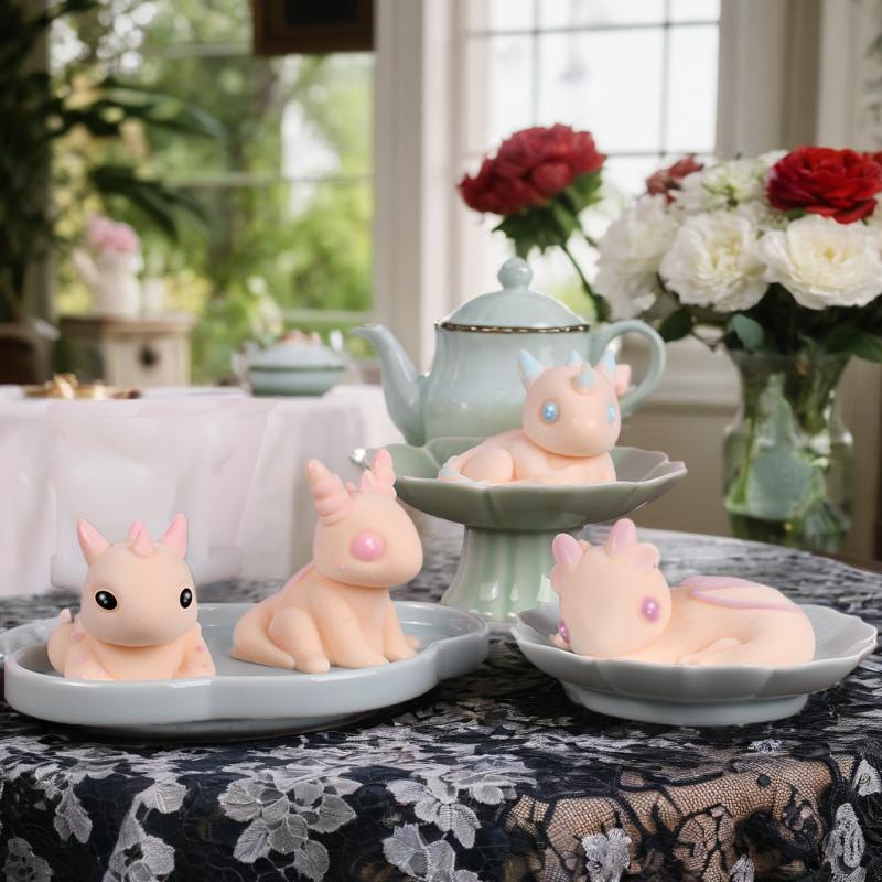 Cute Dinosaur Mousse Mold Pudding Silicone Mold Custard Mold Cake Mold Cartoon Dino Cake Decoration Baking Bakery Tool