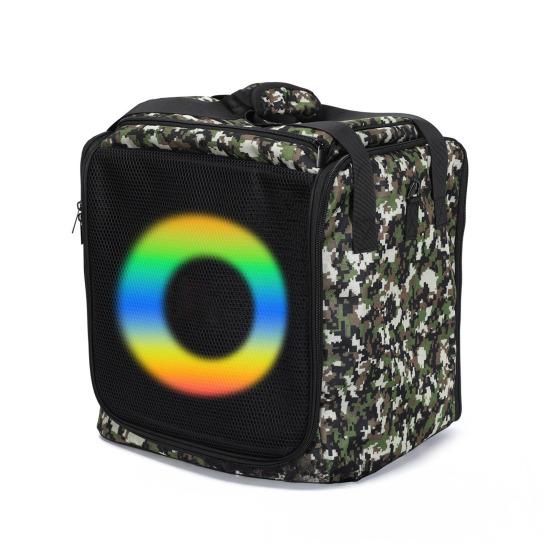 Speaker Carrying Case Portable Speaker Tote with Shoulder Strap Travel Bag for JBL Partybox Encore2 Extra Pockets for Microphone Charger Cable