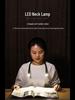 Foldable Double Head USB-Charged LED Neck Reading Lamp with Three Colors