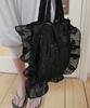 Voor Frill Blossom Shoulder Bag_Black