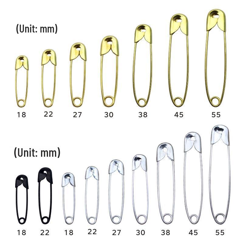 Metal Brooch Pin Clasp - Available in Small and Large Sizes with Free Shipping