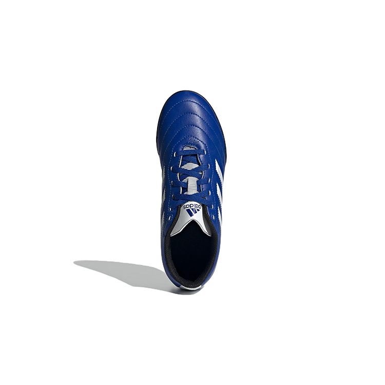 Adidas VIII TF J Synthetic Leather Comfortable Lightweight Non-Slip Durable Low-Top Soccer Shoes Kids Soccer Shoes Blue GW6161