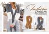 Autumn/Winter V-Neck Single-Breasted Long Cardigan for Women - European American Knitwear