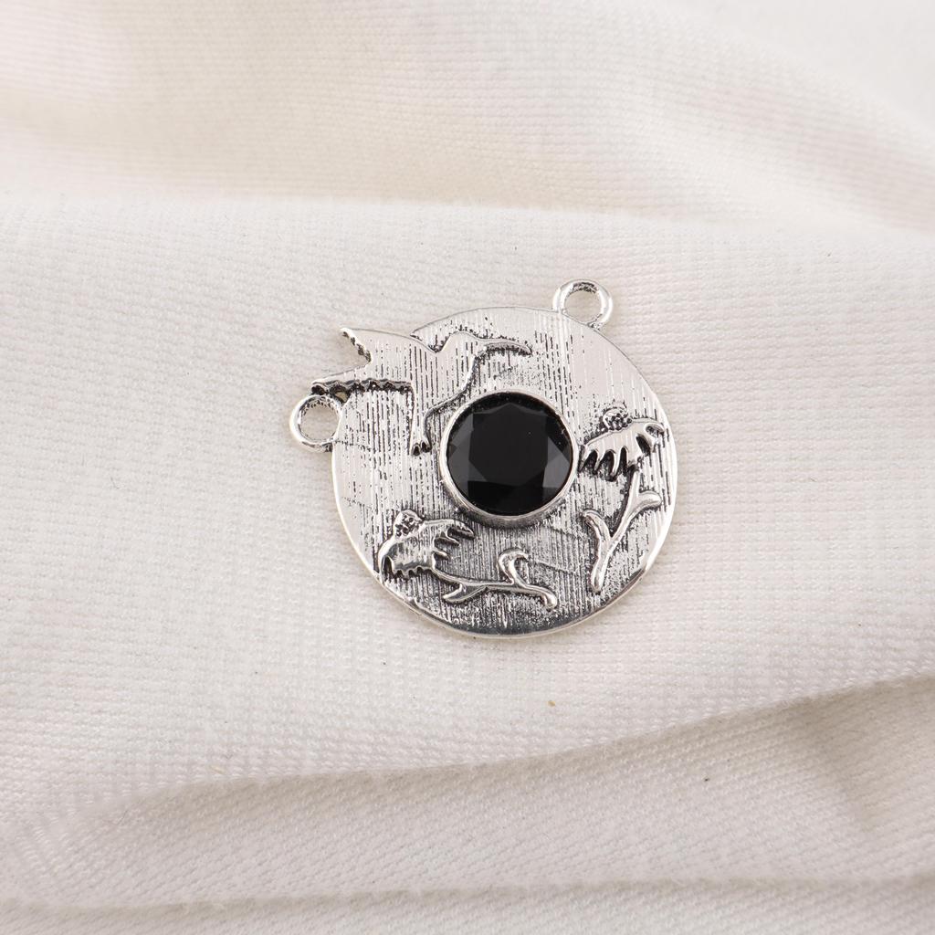 Black Onyx Jewelry, 925 Solid Sterling Silver Pendant Handmade Gemstone Jewelry, Gifts For Wife Brand New Pendant