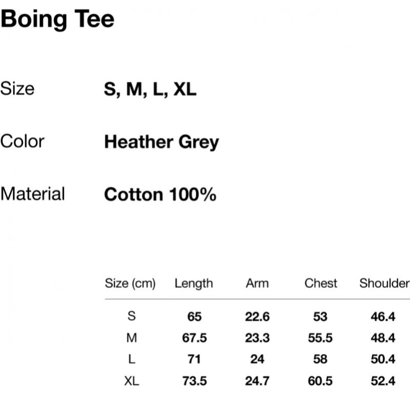 Thisisneverthat Boing Tee Heather Grey