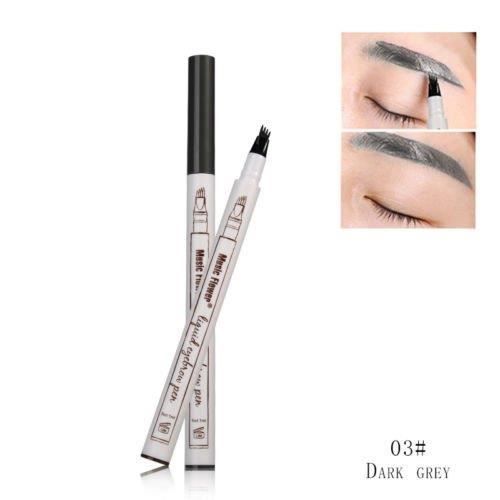 Crayon sourcils - DELAMAN - Liquide - Longue Durée - Étanche - 4 conseils