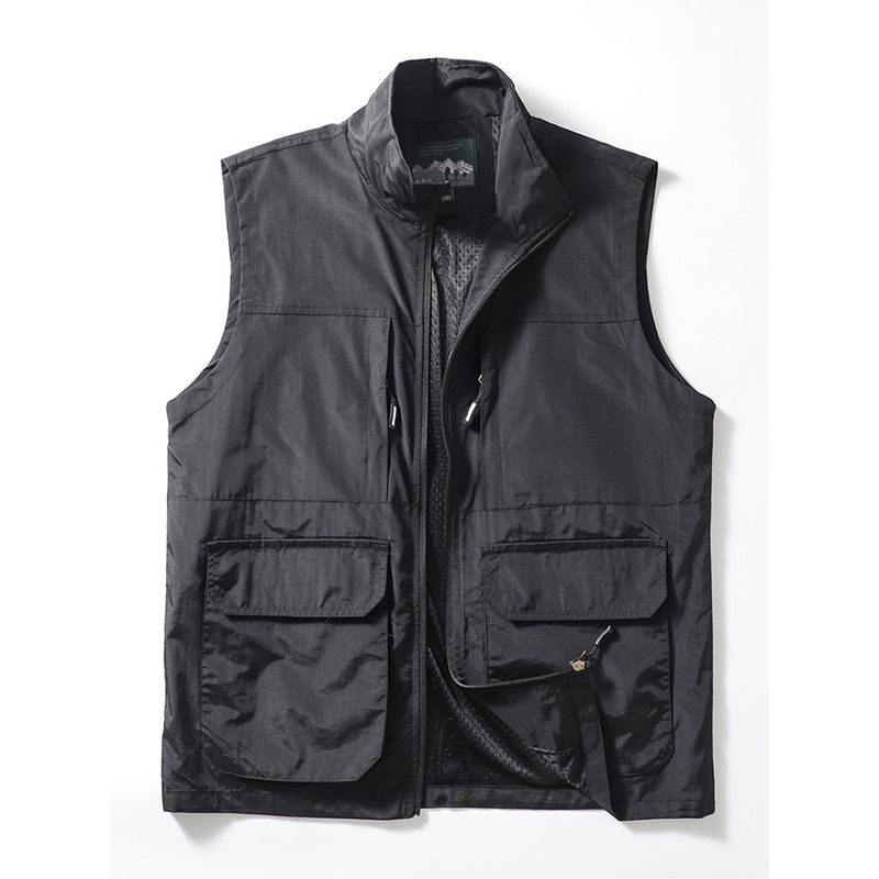American Retro Tactical Vest Export Photography Parka