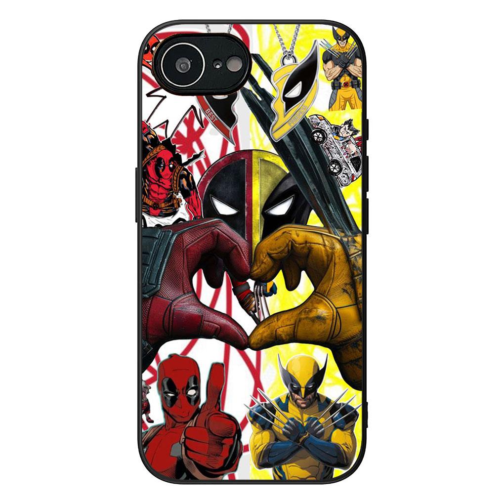 Wolverine Deadpool Marvel Phone Cover for Motorola Moto Edge 70 60 Fusion NEO Pro G Stylus G56 G96 G52 G04 G05 20 Soft Case