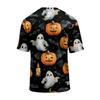 Men's Casual Short Sleeve T Shirt Lightweight Breathable Crew Neck Halloween Print Tee Suitable for Everyday Wear and Outdoor Activities