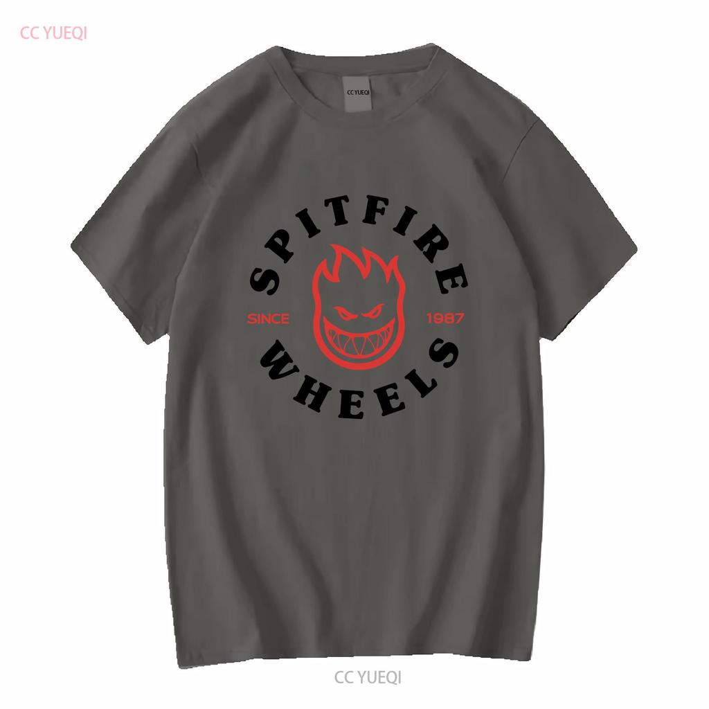 T-shirt Spitfire Wheels Bighead Classica Bianca Nera Rossa vintage Lavata uomo Elegante abbigliamento designer moda Traspirante Morbida