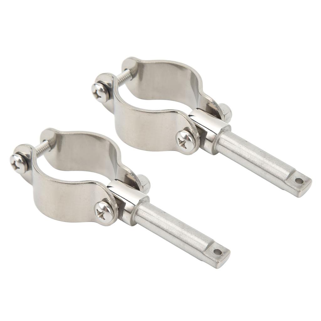 1 Pair Oar Lock Socket Side Mount 1 3 8in To 1 3 4in Inner Diameter Clamp On Row Lock Brackets
