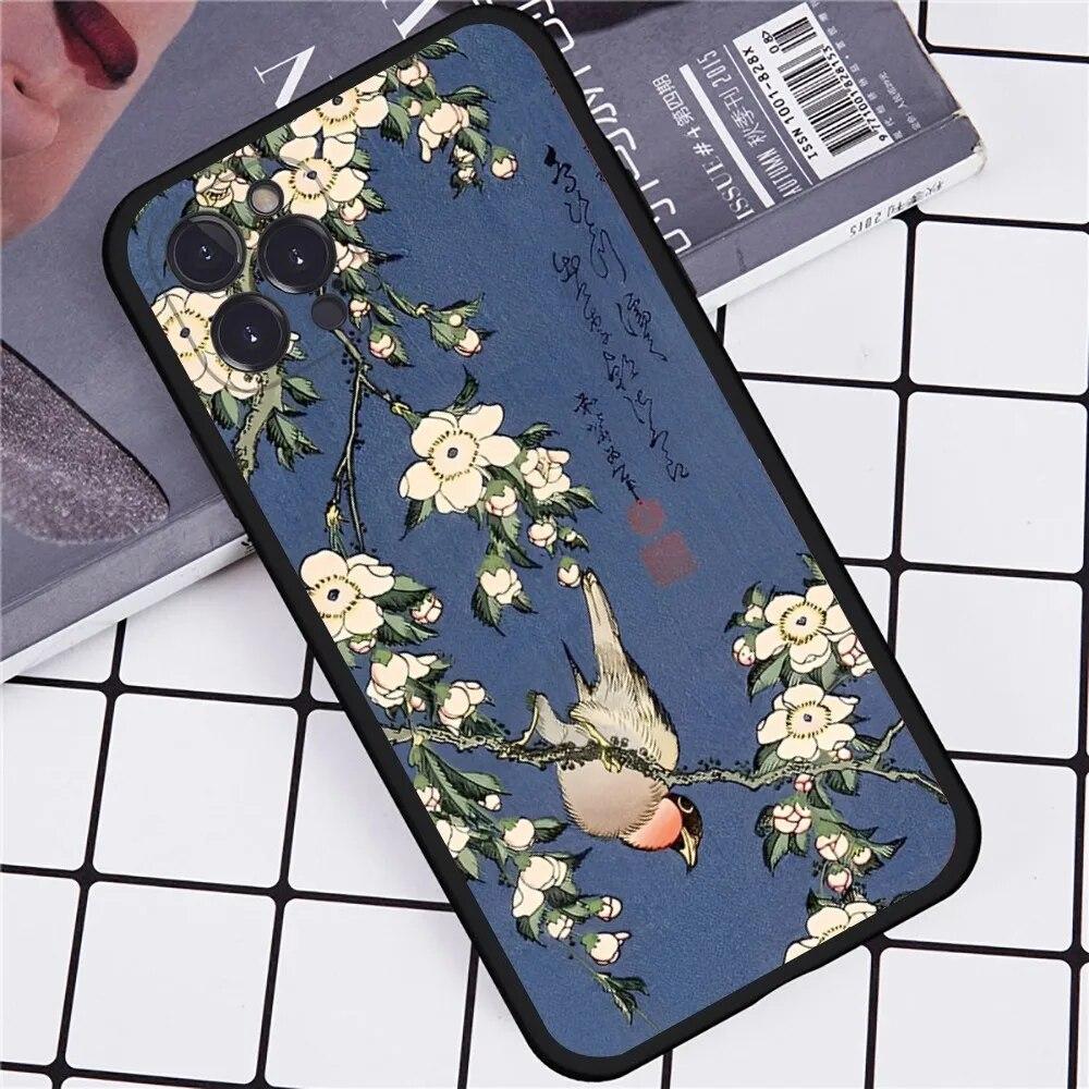 Blumenvogel Handyhülle für iPhone Samsung Galaxy Redmi Xiaomi Oppo OnePlus Note SA 7 8 9 10 11 12 13 14 20 21 22 23 53 54 Pro Max Plus Ultra TPU Soft
