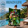 Alien Heroes Beach Towel, Microfiber Beach Towel, Perfect For Pool, Beach, Travel, Home Decor Beach Party Fan Gifts