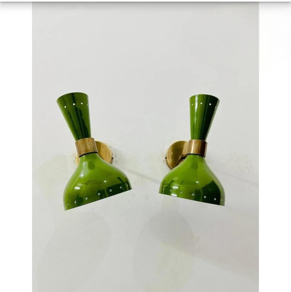 Mid Century Modern Diabolo Wall Sconce Pair of Wall Lights Adjustable Retro Cone Wall Lamp Double Side Handmade Light Home Decor Gift
