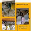 4-Hook Coffee Mug Hanger/Tea Cup Organizer/Drying Rack, suitable for mugs, coffee cups, beer glasses, and kitchen utensils.